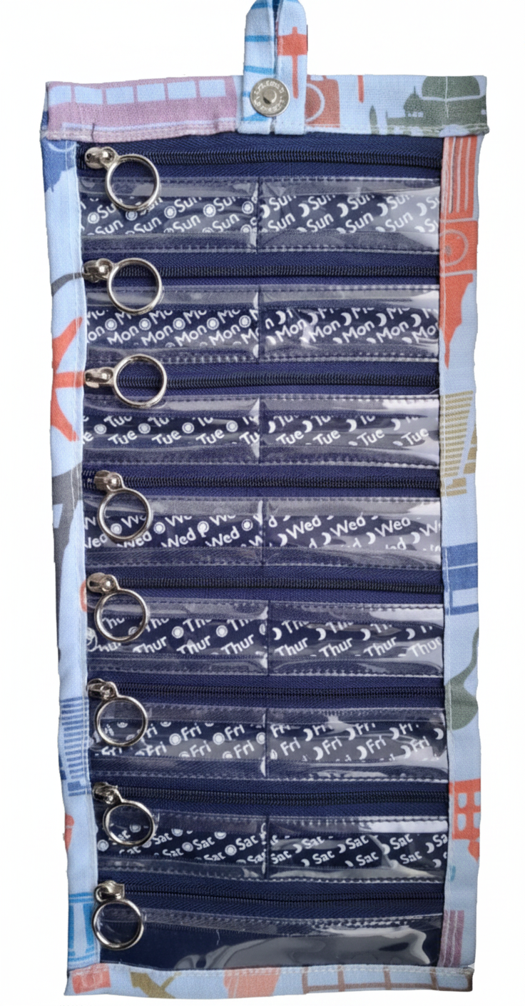 The Original Pillfold™ Weekly Pill Organizer
