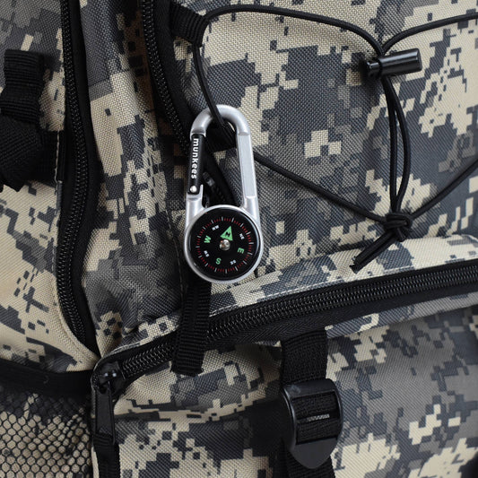 Carabiner Compass with Thermometer