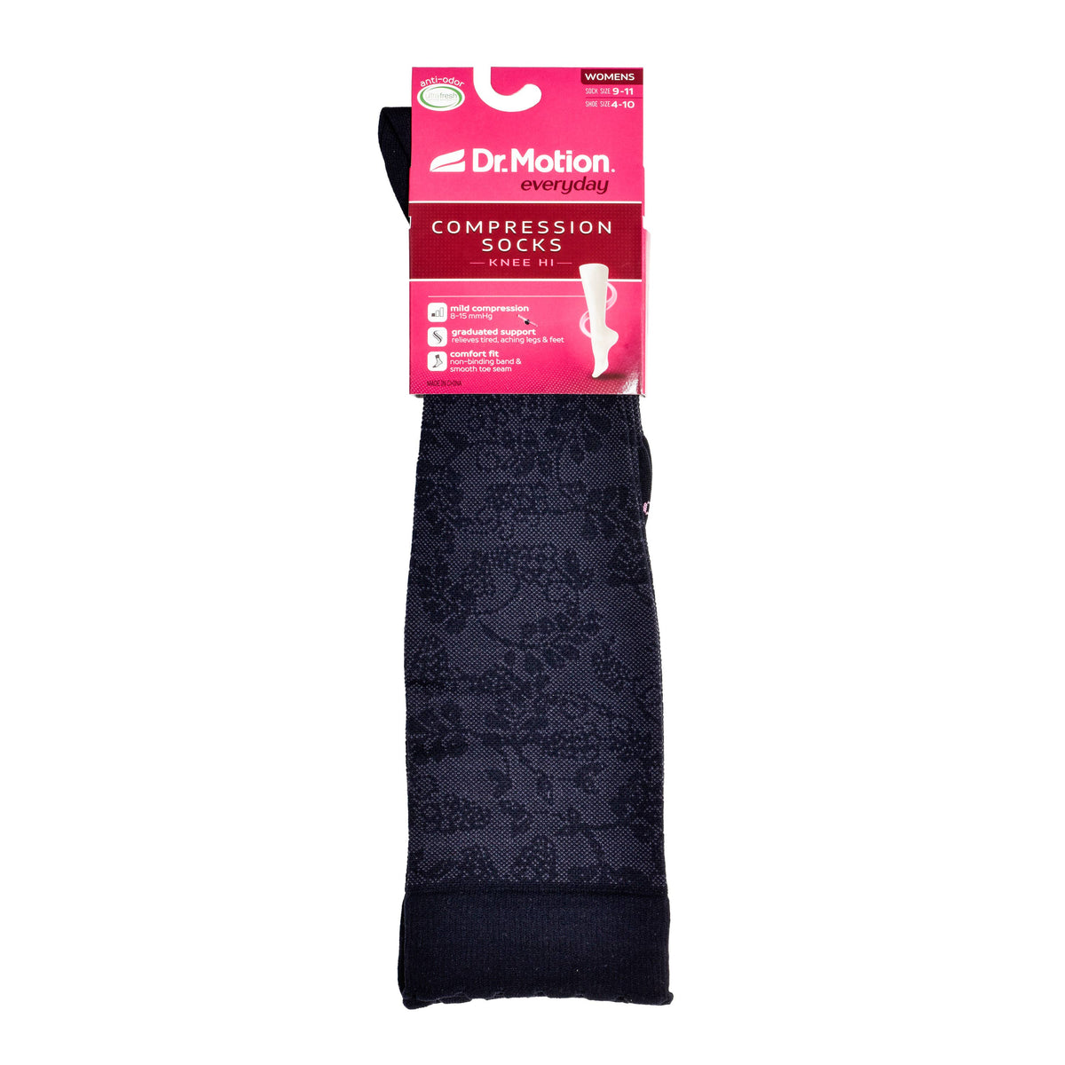 Grape Vine Texture | Knee-High Compression Socks For Women