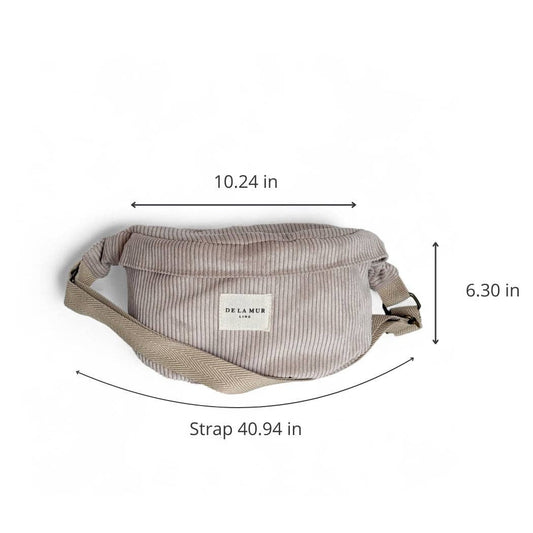 Corduroy Fanny Pack – Taupe (Tofe)