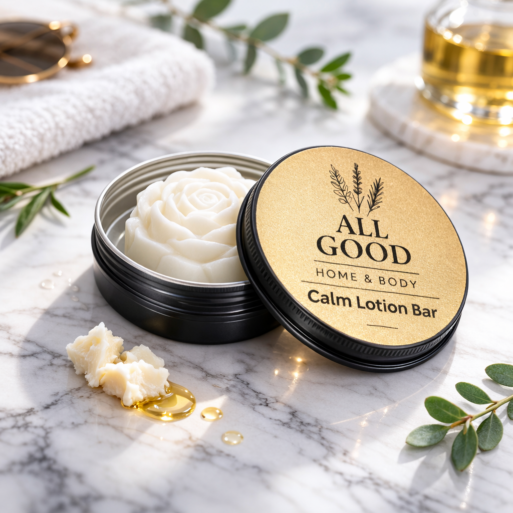 Lavender Mini Lotion Bar – Travel Size (1 oz)