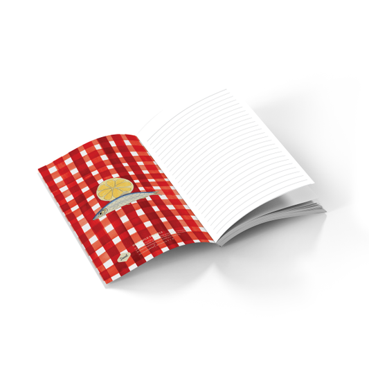 Tinned Fish Soft Touch Classic Layflat Notebook LFC2207L