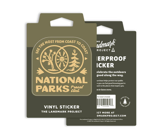 National Parks Coast-to-Coast Sticker