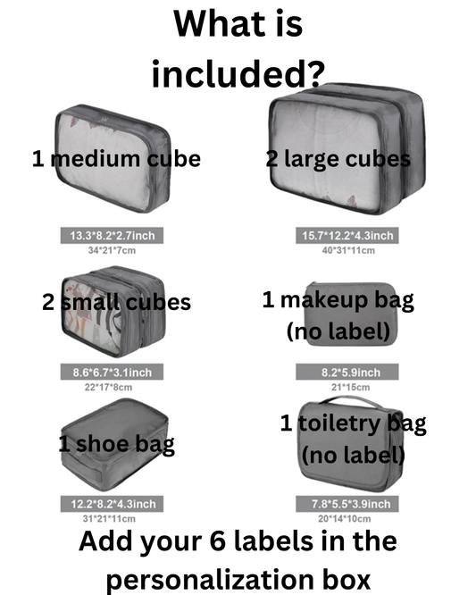 Packing Cubes Set of 8
