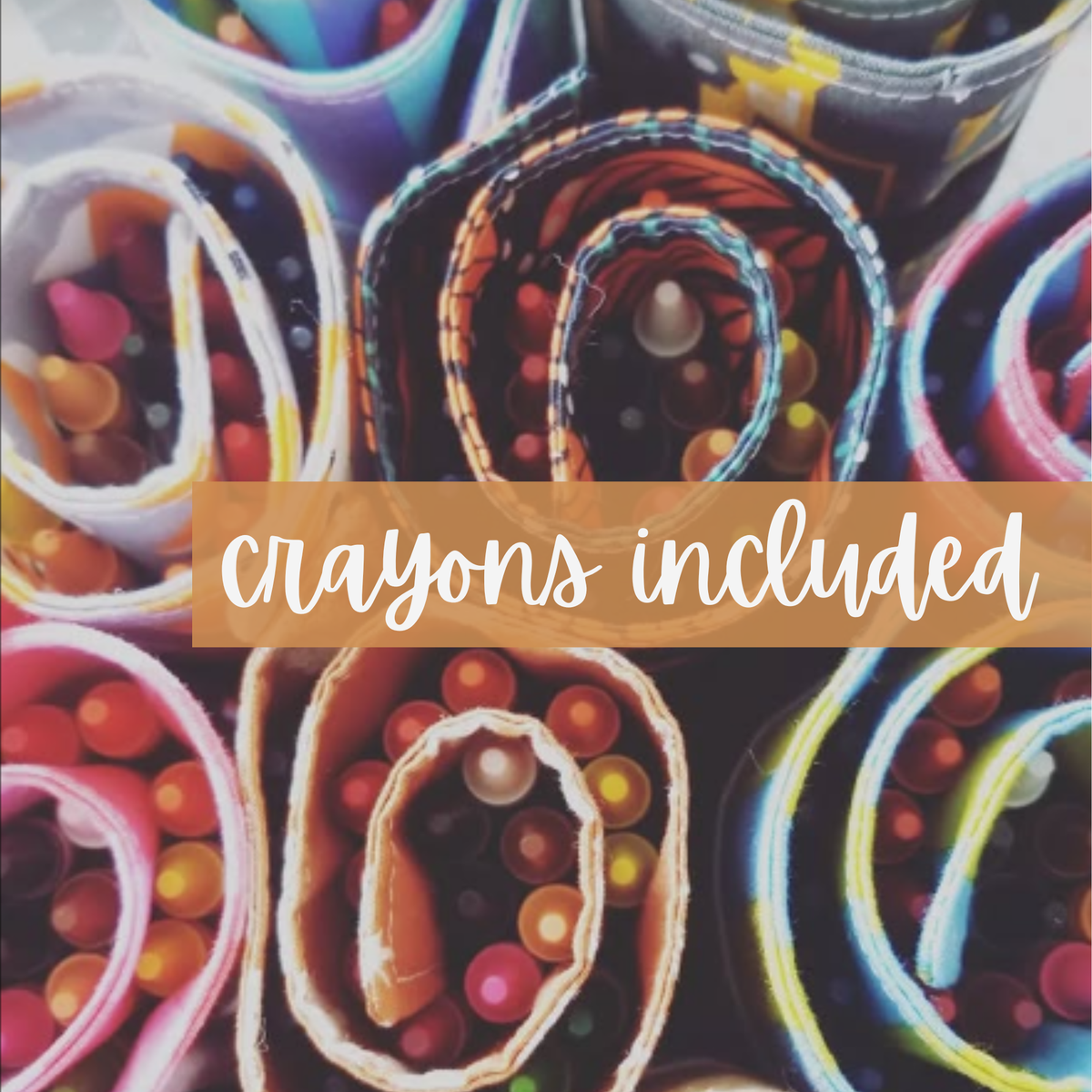 Crayon Roll-Up Organizer – Travel Art Storage for Kids