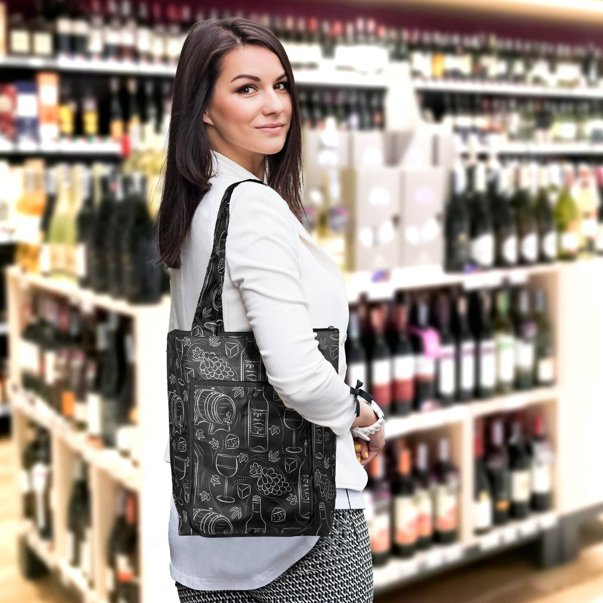 The Wine Cask Shopping Tote