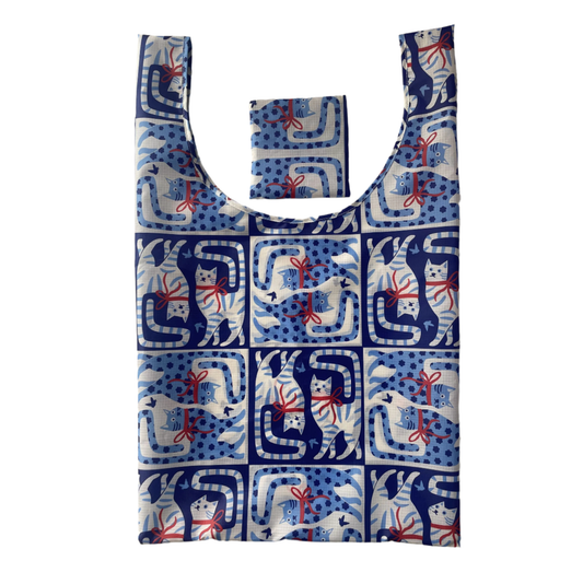 Reusable Bag - Cat Print