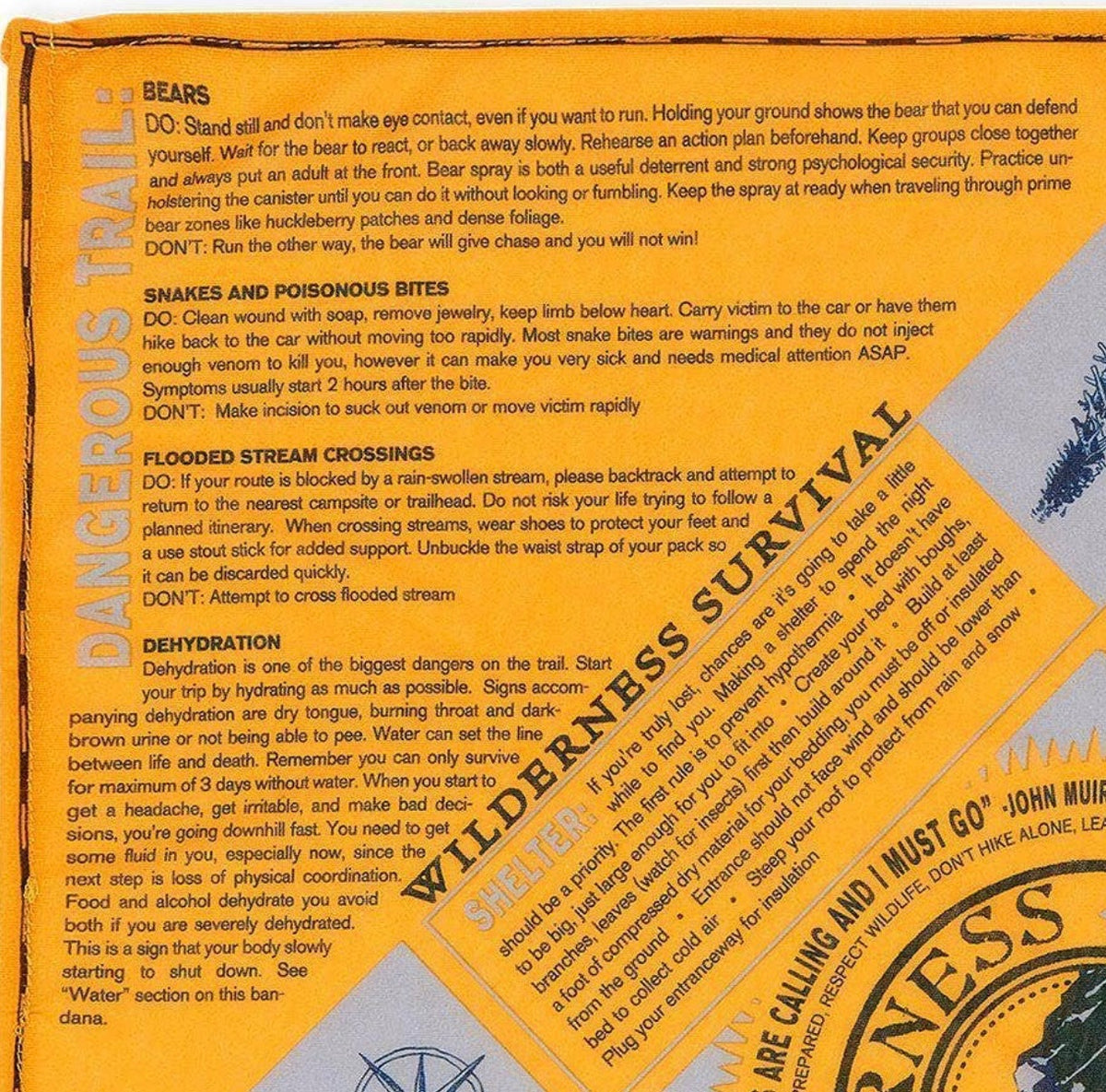 Wilderness Survival Bandana
