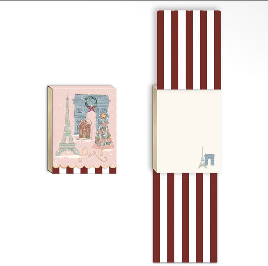 Joy To The World Paris Pocket Notepad