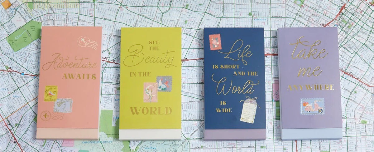See The Beauty In The World Foldover Notepad
