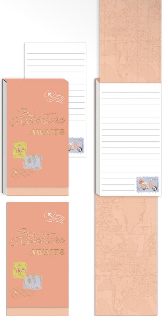 Adventure Awaits Foldover Notepad
