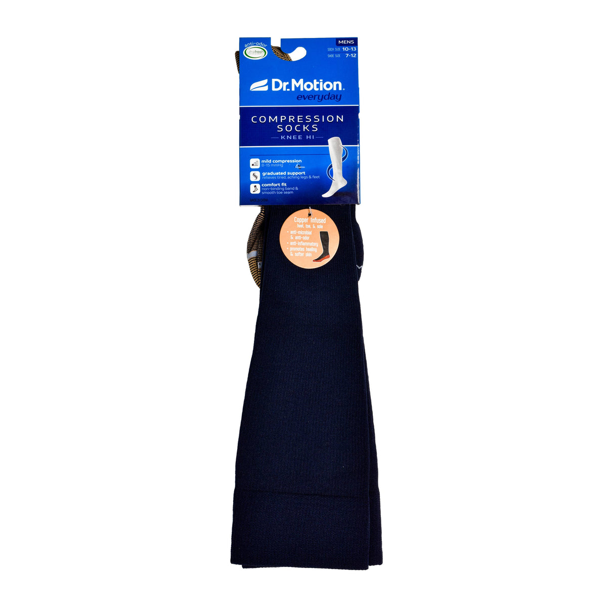Solid Copper Infused | Knee-High Compression Socks For Men