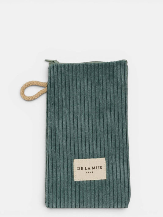 Corduroy Glasses Case – Teal (Jade)