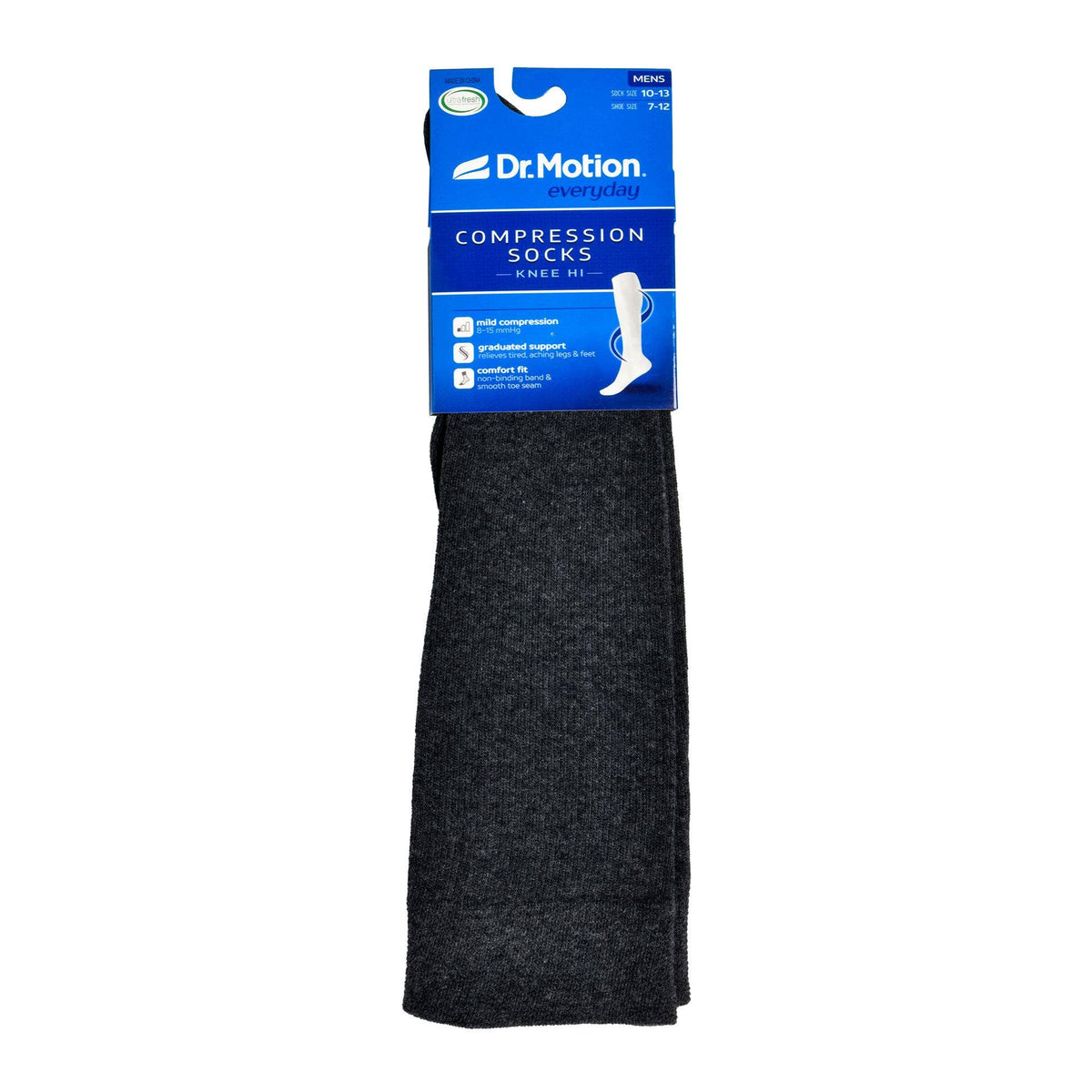 Solid Cotton Blend | Knee-High Compression Socks For Men
