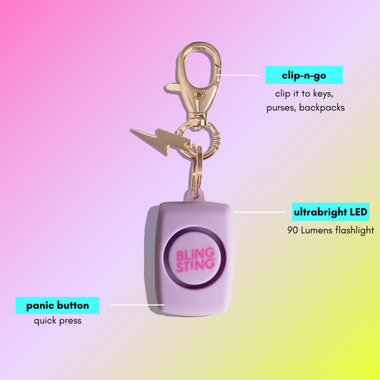 Mini Personal Alarm | Lavender