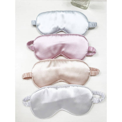 Solid Silk Satin Sleeping Mask Eye Mask
