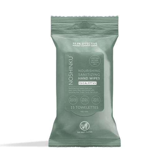 Eucalyptus Nourishing Hand Sanitizing Travel Wipes