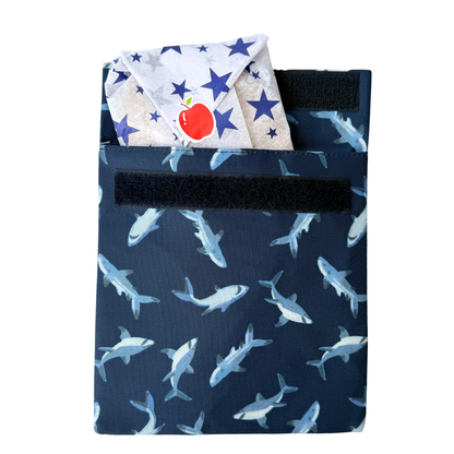 Reusable Sandwich Bag - Set of 2 - Shark & Camouflage