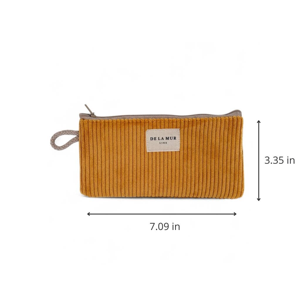 Corduroy Glasses Case – Mustard (Taz)