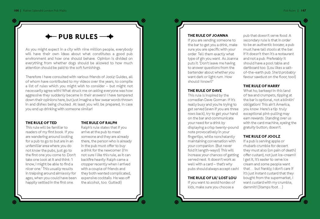Joolz Guides: Rather Splendid London Pub Walks