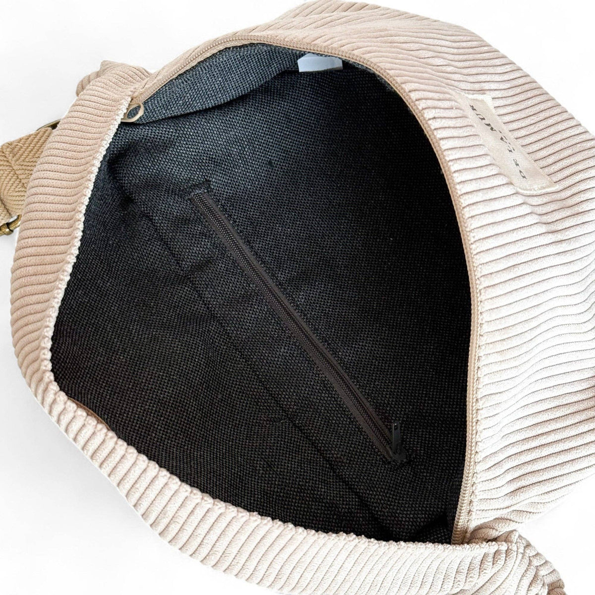 Corduroy Fanny Pack – Taupe (Tofe)