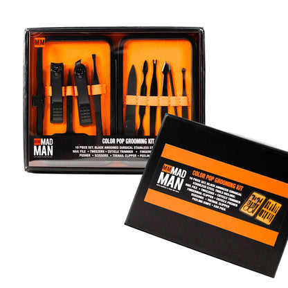 Color Pop | 10-Piece Men's Grooming Kit