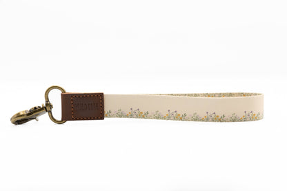 Flower Field Wristlet Keychain - Floral Printed Design