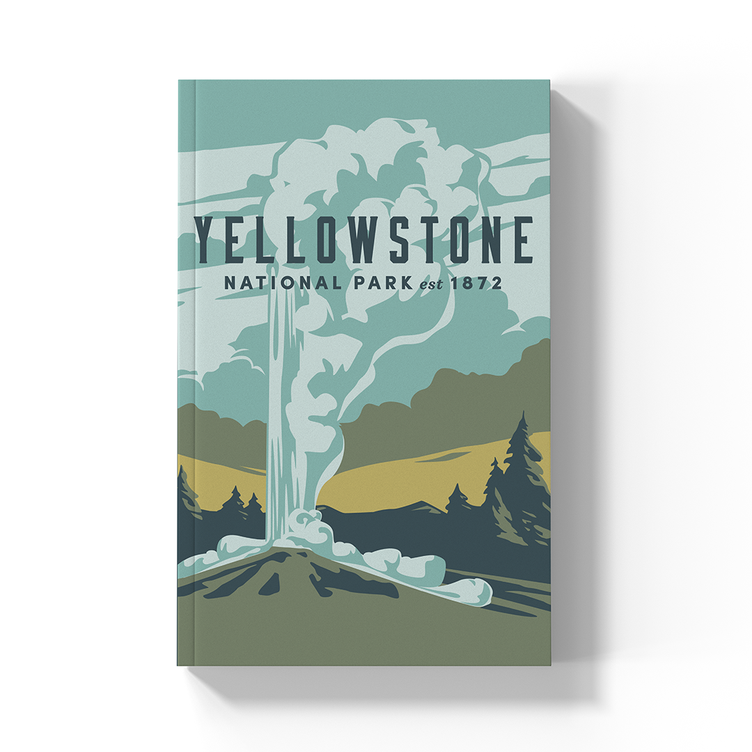 Yellowstone National Park Classic Layflat Notebook LFC2124L