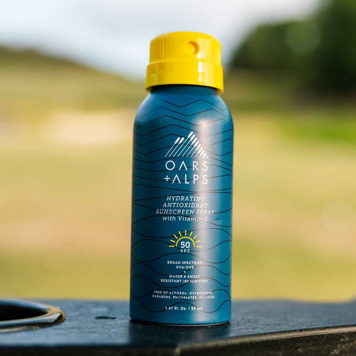 Travel Size Hydrating Antioxidant SPF 50 Spray, TSA-approved