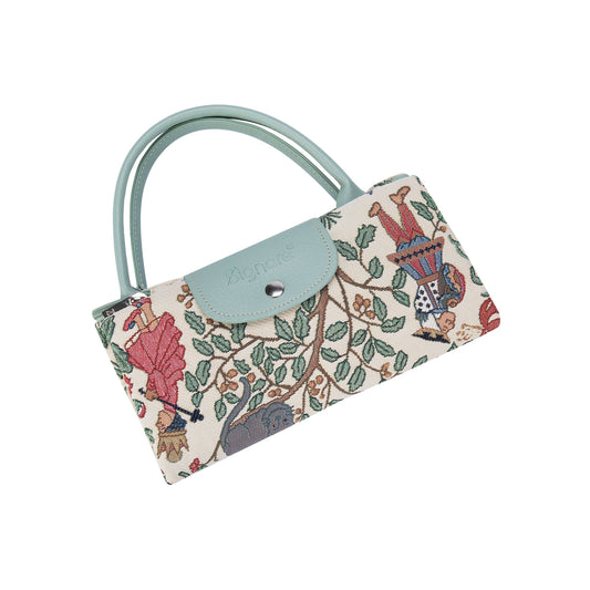 ALICE IN WONDERLAND FOLDAWAY GROCERY BAG