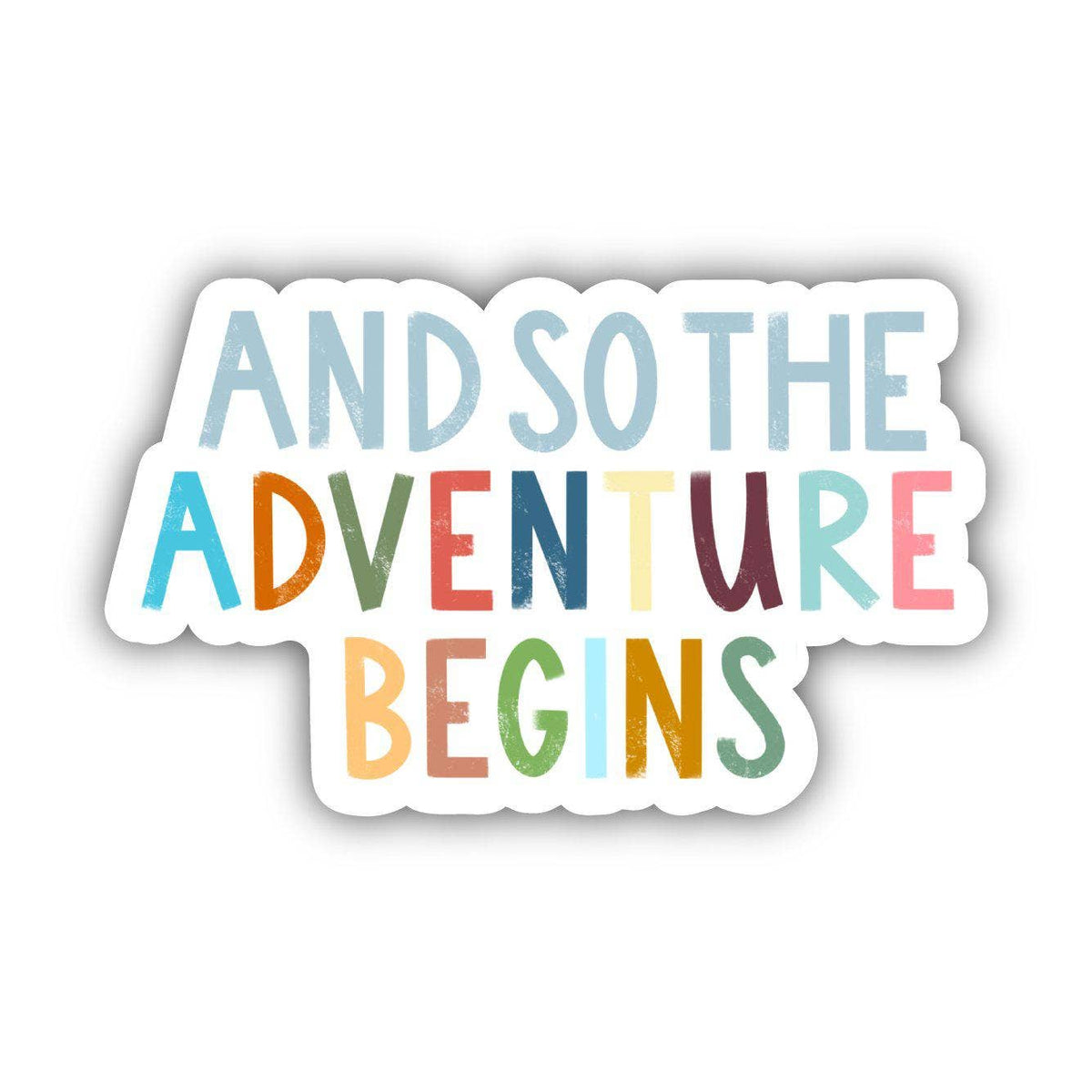 And So The Adventure Begins Sticker