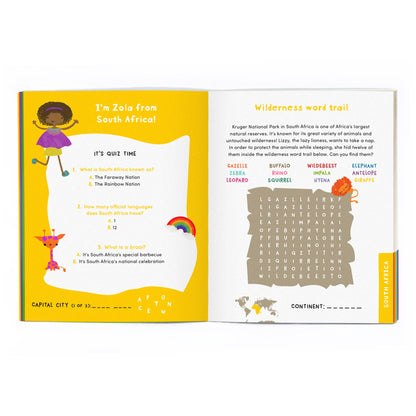 Around the World Kids Activity Book