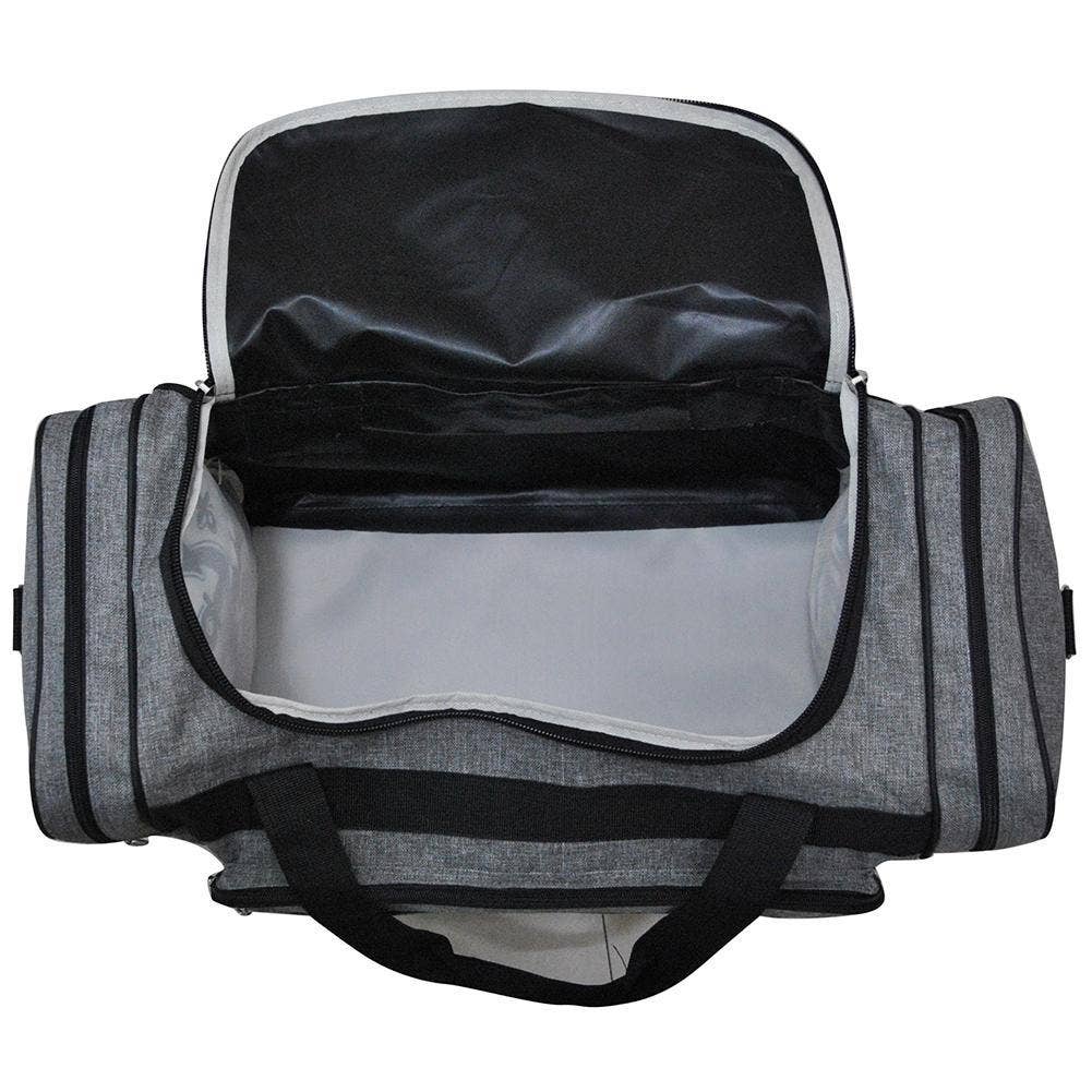 Crosshatch Gray NGIL Canvas 23" Duffle Bag