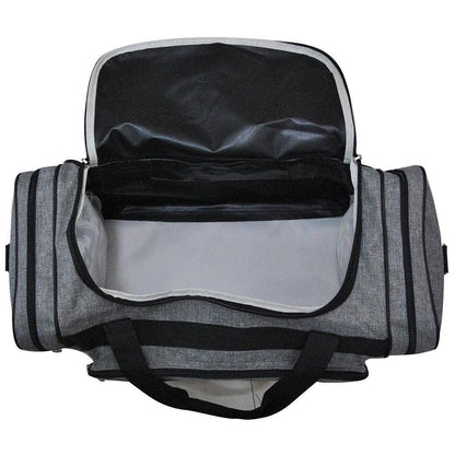 Crosshatch Gray NGIL Canvas 23" Duffle Bag