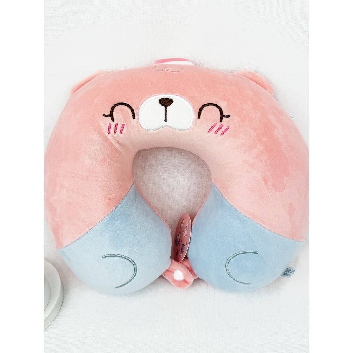 Cute Velvet Textured Travel Neck Pillow