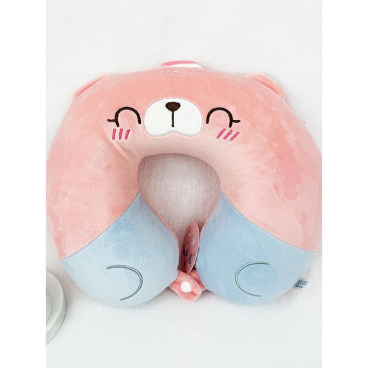 Cute Velvet Textured Travel Neck Pillow