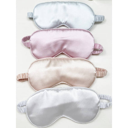 Solid Silk Satin Sleeping Mask Eye Mask