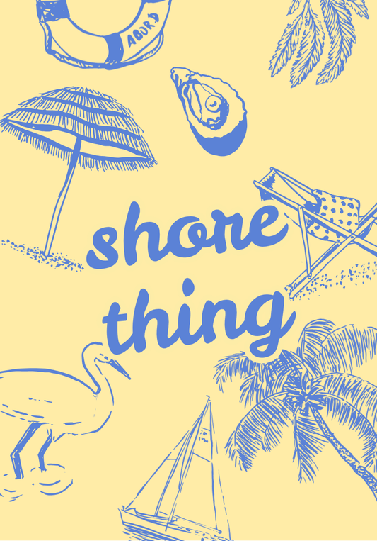Shore Thing Beach Luggage Tag