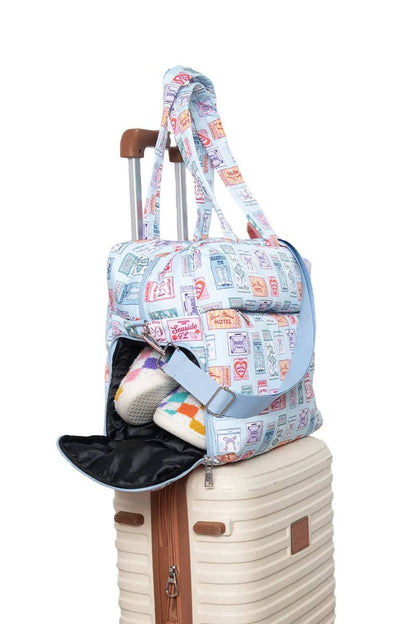 Traveling Matchbook Weekender Bag