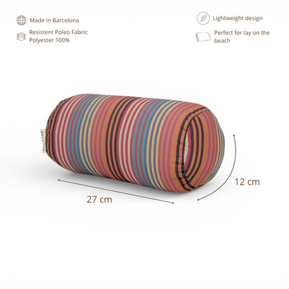 Striped Travel Pillow – Multicolor (Maria)