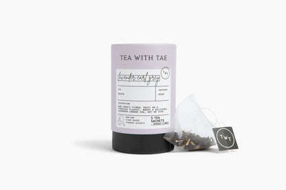 Lavender Earl Grey Black Tea Mini Tea Tube Gift (5 tea bags)