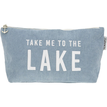 Lake - Corduroy Zippered Pouch