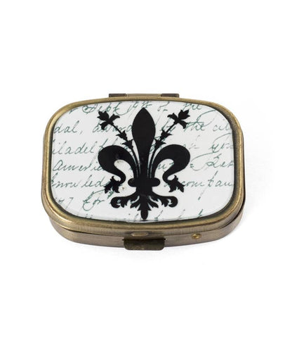 Fleur De Lis Pill Box
