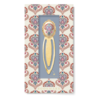 Folk Heart Metal Clip Bookmark