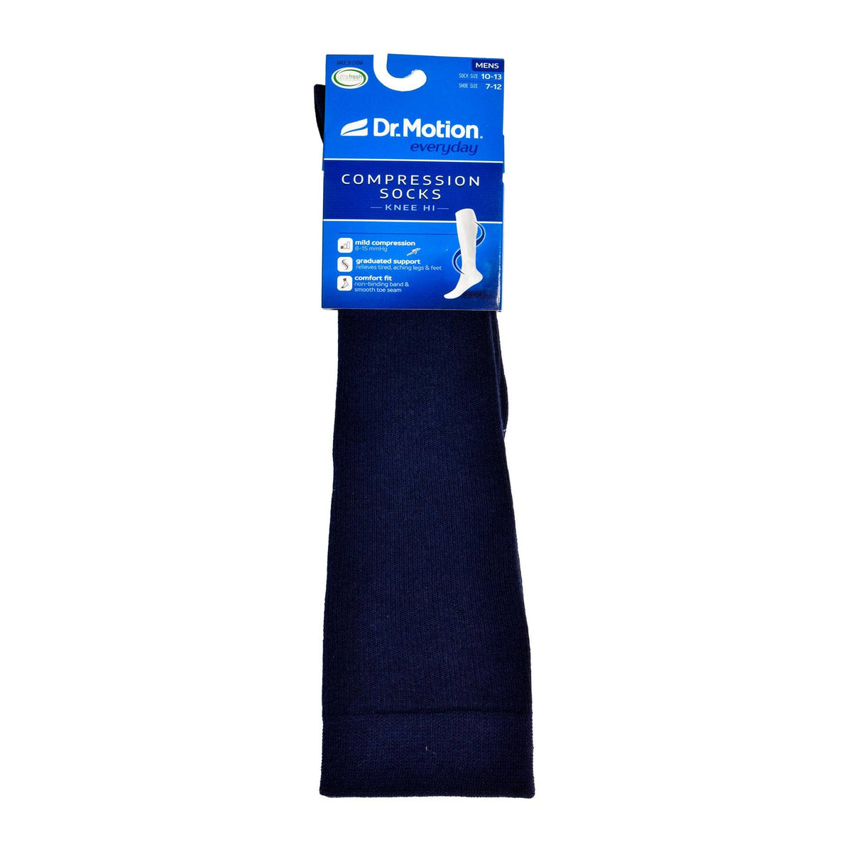 Solid Cotton Blend | Knee-High Compression Socks For Men