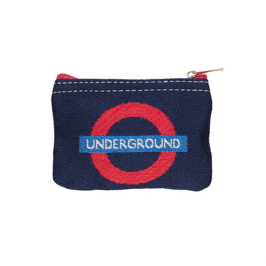 Blue London UndergroundRoundel Zip Coin Purse