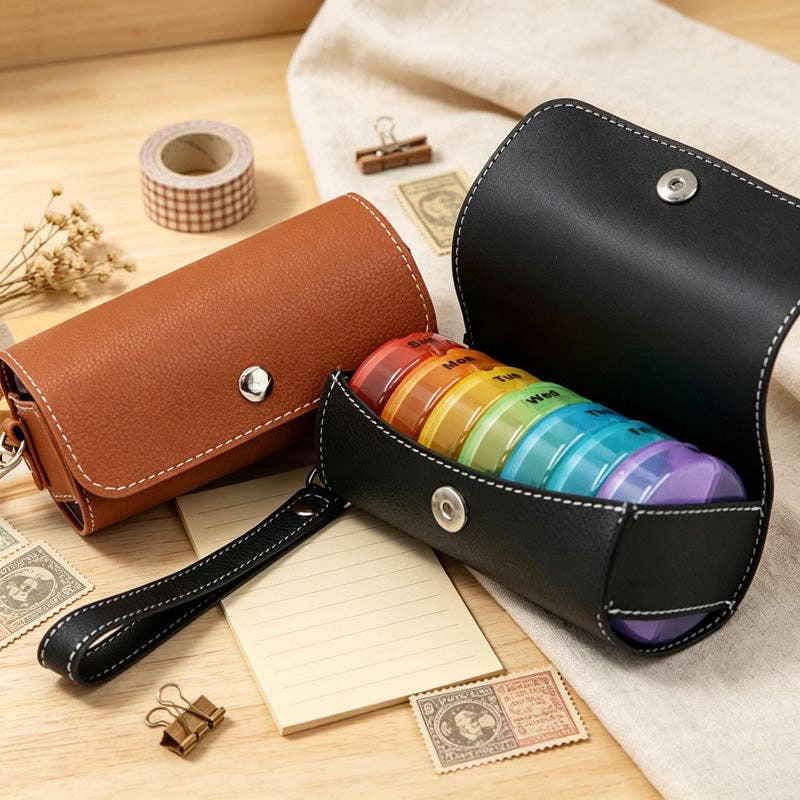 Weekly Pill Case Travel Pouch