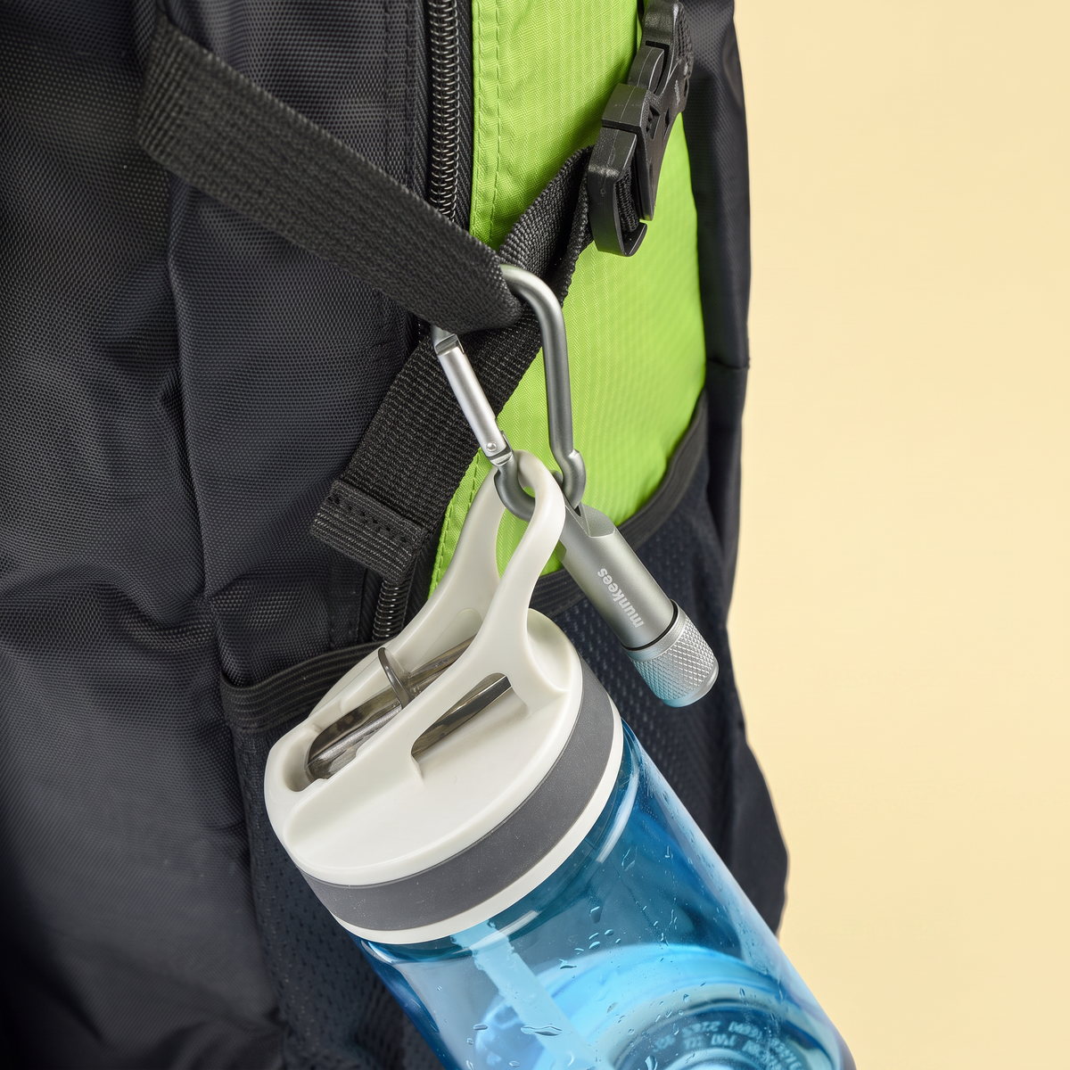 Munkees | LED Flashlight with Carabiner