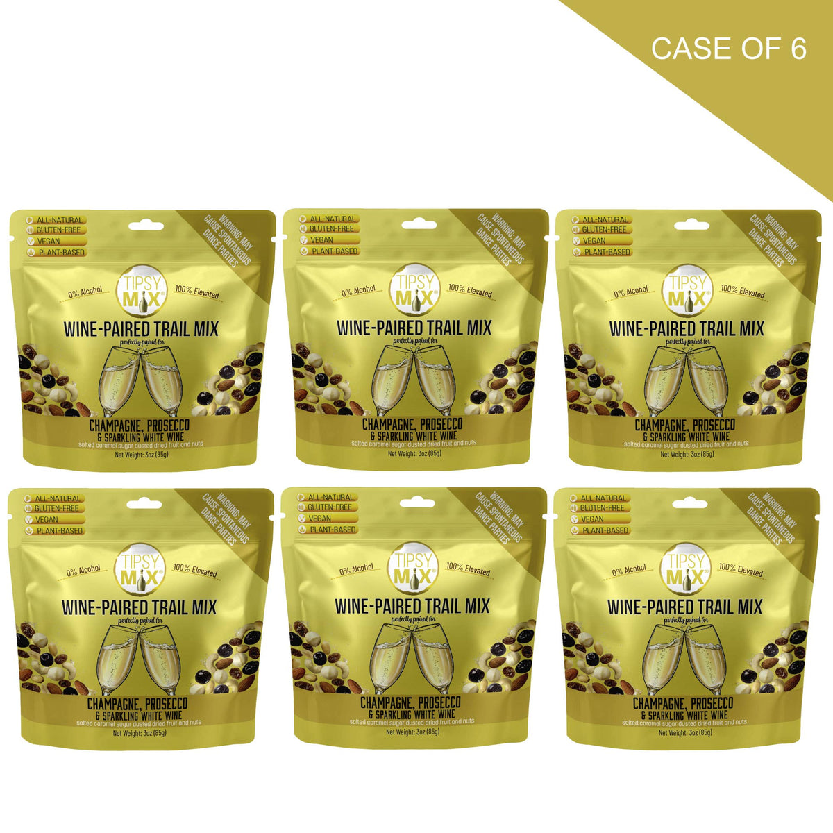 Wine-Paired Trail Mix - Champagne & Sparkling White Wine