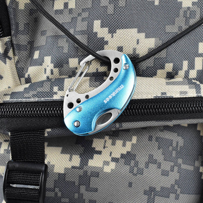 Munkees | Mini Carabiner Folding Knife | Keychain